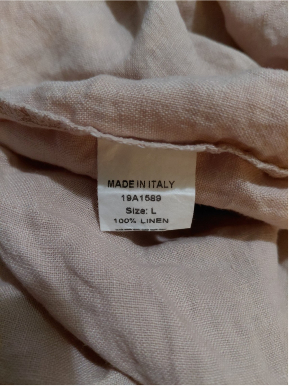 Francesca Bettini ITALY 100% Linen Dress Lagenlook Cottagecore Boho Large NWT - Picture 13 of 15